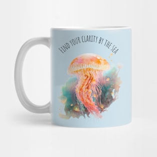 Watercolor Jellyfish | Motivational Quotes | Marine Life | Meduza Mug